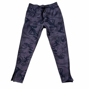 BROKIG Gray/Purple Camouflage Jogger Work Out Pants